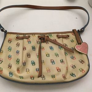 Vintage Dooney & Bourke Multicolor Monogram Purse